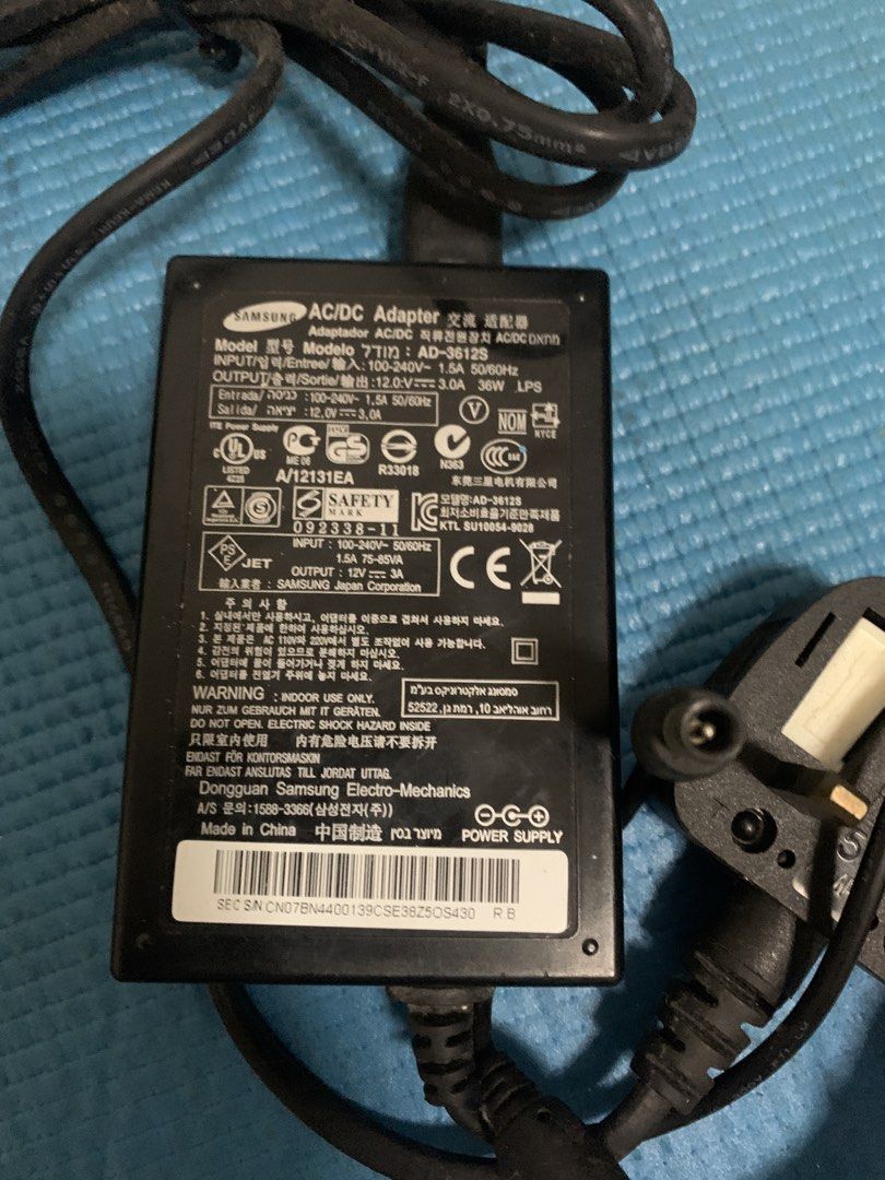 Samsung AC/DC Adapter AD-6012A447327046259200001