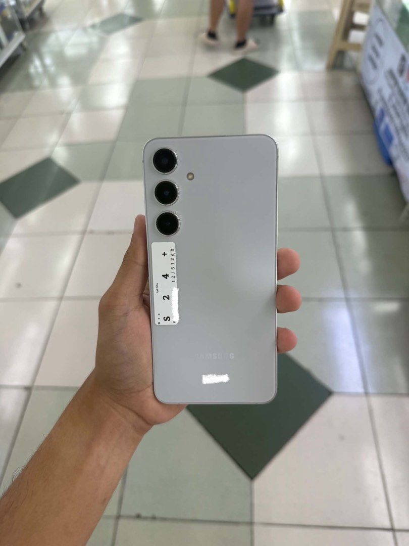 Samsung S24 Plus 512gb FU NTC NO ISSUE ALL WORKING (Category: Samsung) located in San Juan City. Submitted by javedsgadgetshop (Listing ID 1436557567, Image 1). Description: INSTALLMENT OPTIONS : SPAY LATER / GGIVES / CREDIT CARD! WE BUY AND SELL SO PWEDE MAGBINTA OR SWAP ! Quick Specs : 25,999 💵 Samsung S24 plus 5G •512gb •NTC Variant •Good batt health •Factory Unlock •95% Smoothness •No hidden issue | No Repaired •100% Authentic | Not Refurbis