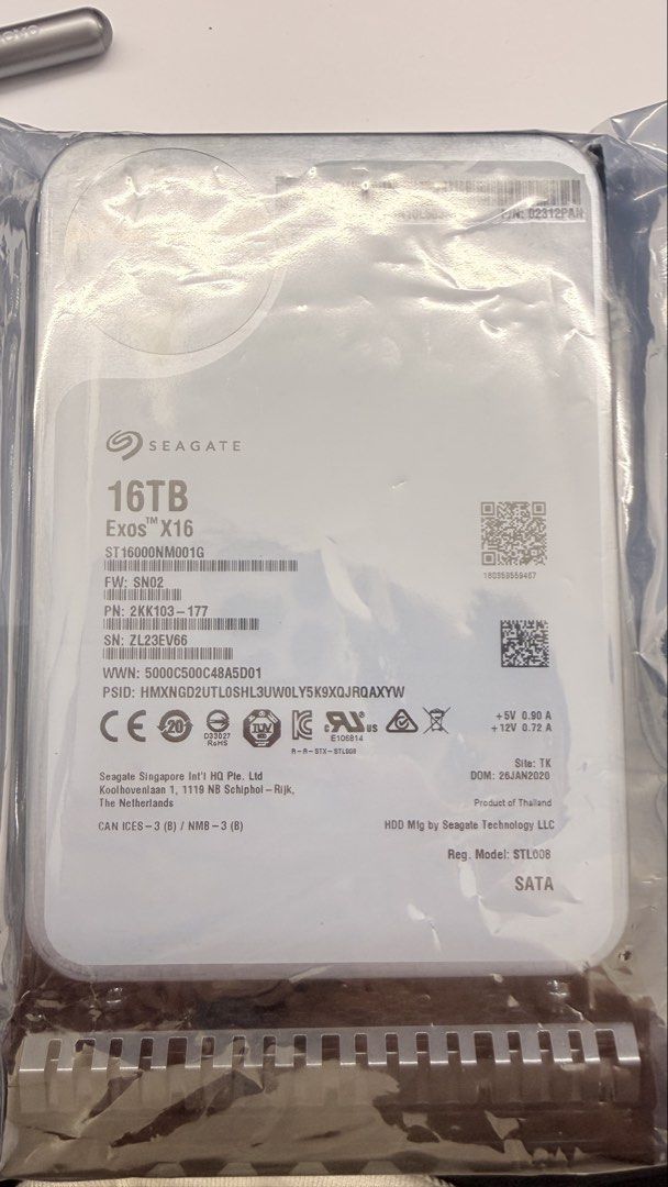 Seagate Exos X16 16TB SATA HDD447691767950888960