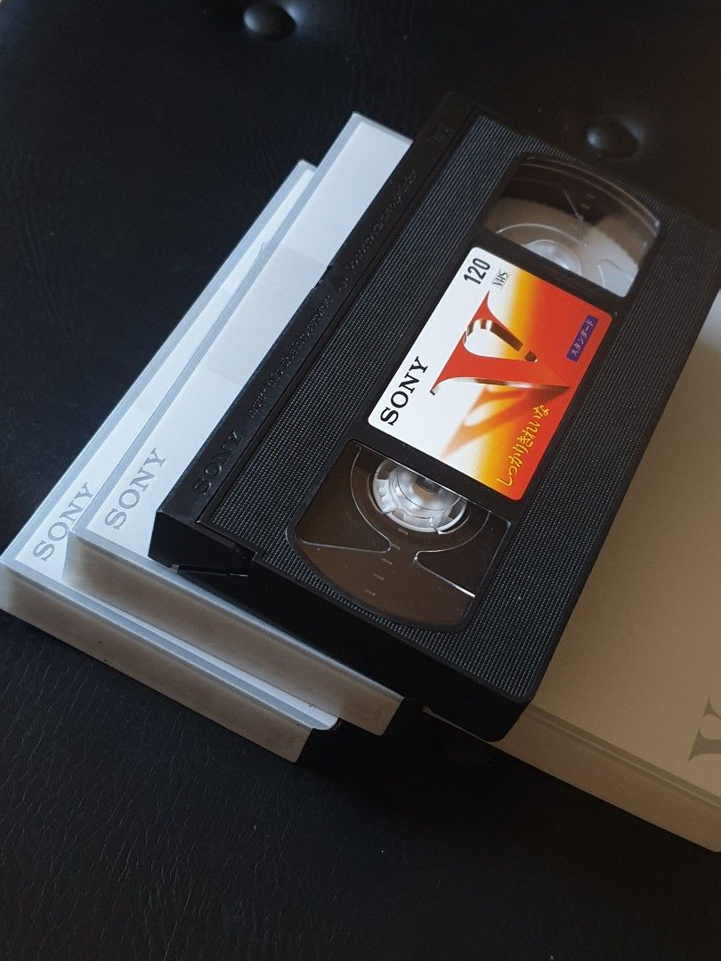 SONY V 120 VHS Blank Tapes (Category: Video Cameras) located in Las Pinas. Submitted by oldsthetics (Listing ID 1436633254, Image 1). Description: SONY V 120 VHS Blank Tapes 2 Sealed Brand new old stock 1 No seal Valuable VHS videotape 3 pcs available Selling as collectible or as intended For 140🔖 each Take 3 for 380🔖 Location Las pinas --📌 MUST READ Before Messaging 📌-- 🔸️Price is posted 🔸️Pickup or Lalamove Buyer's expense / booking Settl