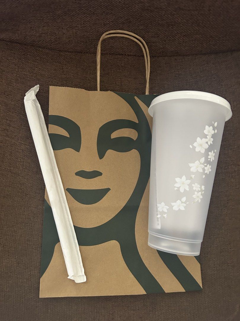Starbucks reusable cup - Delicate Blooms (Category: Other Kitchenware & Tableware) located in Binan City. Submitted by impulsebuyer12 (Listing ID 1436562864, Image 1). Description: Released May 2026 Reusable cold cup 24 oz.