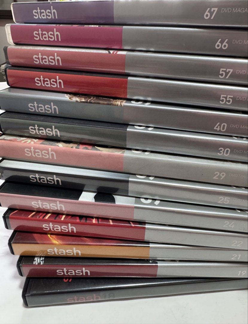 Stashed Magazine Print Stash DVD Magazine Collection - Various Issues/ Miscellaneous Media DVD ...