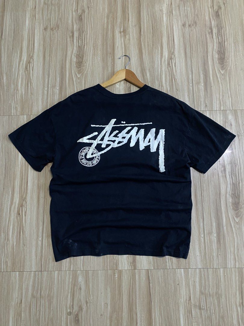 Stussy Black T-shirt (Category: Tshirts & Polo Shirts ) located in Panabo. Submitted by jamesallen23365 (Listing ID 1436625845, Image 1). Description: - Black Stussy T-shirt - White Stussy logos (front and back) - Crew neck - Short sleeves - Soft material.