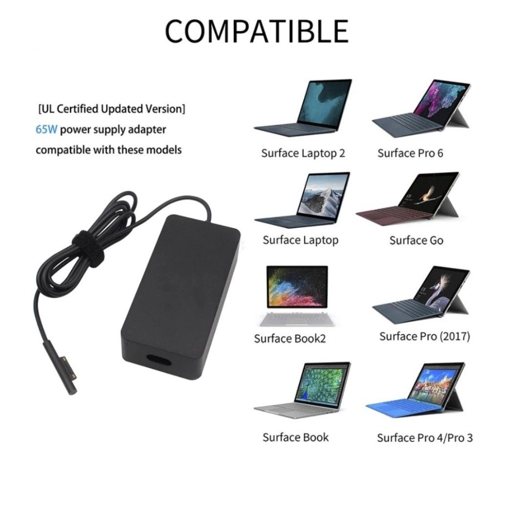 Surface Pro 65W Laptop Charger448162068096634883