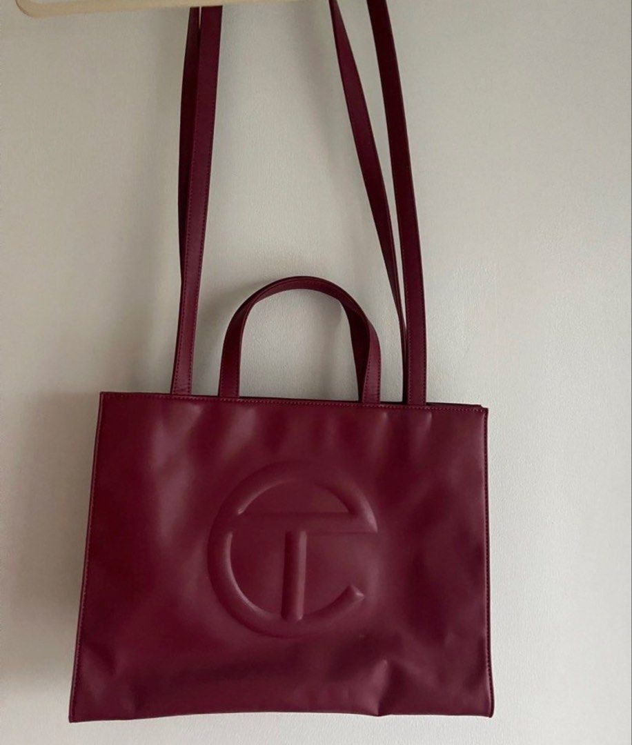 Telfar Shopping Bag - Burgundy (Category: Luxury Bags & Wallets) located in Manila. Submitted by trishag (Listing ID 1436580392, Image 1). Description: No dustbag Authentic, ordered from site Rfs: decluttering Greenheights sucat or manila.