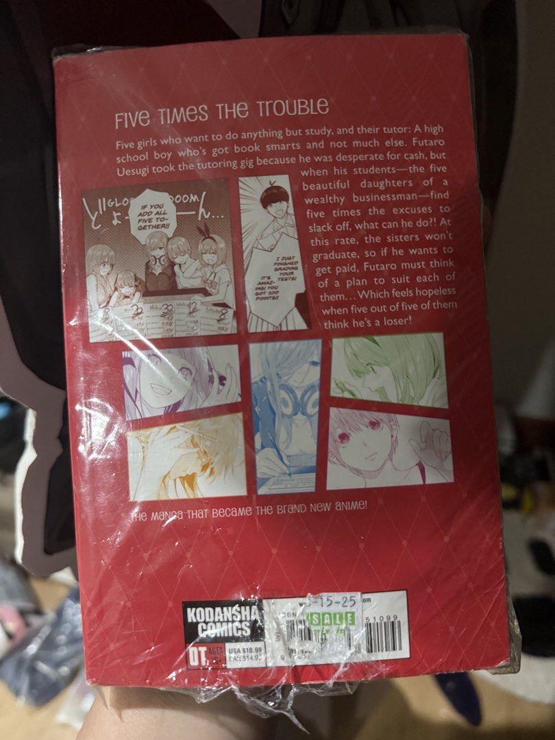 The Quintessential Quintuplets Volume 1 (Category: Comics & Manga) located in Makati City. Submitted by definehipster (Listing ID 1436643881, Image 2). Description: - The Quintessential Quintuplets Volume 1 manga. - Story: Futaro Uesugi tutors five sisters. - Publisher: Kodansha Comics..
