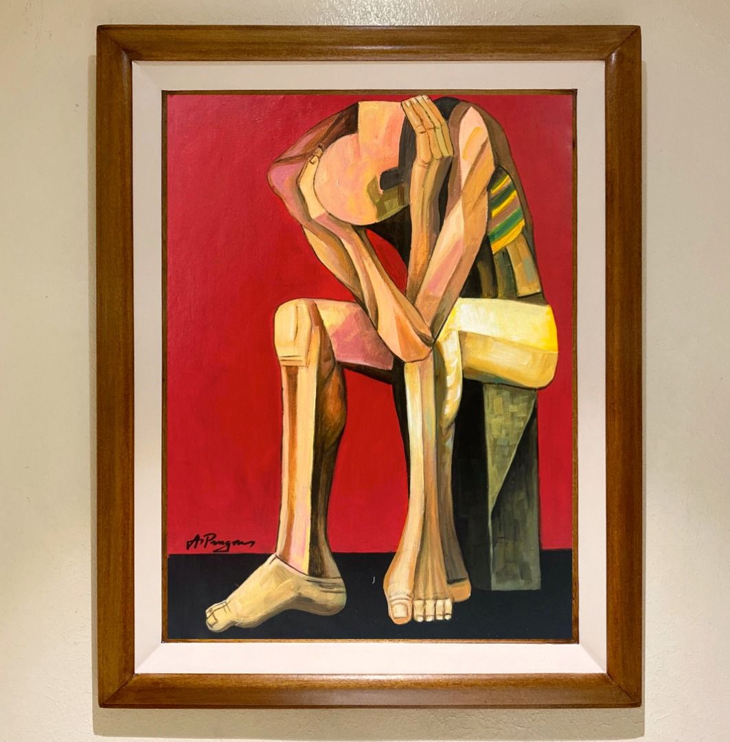 THE THINKER 29x24 inches OIL ON CANVAS Painting with Wood Frame, Ready to Hang OIL on CANVAS, BRAND NEW (Category: Art & Prints) located in Pasig City. Submitted by dl_art (Listing ID 1436600504, Image 2). Description: THE THINKER 29x24 inches OIL ON CANVAS Painting with Wood Frame, Ready to Hang OIL on CANVAS, BRAND NEW Ready to Hang With Wood Frame 4000 EACH Without Frame 3200 Artist Is PANGAN, QUIMBAO, EVANGELISTA No COA Including frame 29.5 i