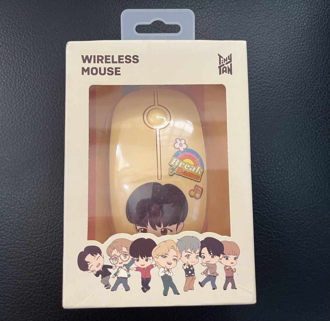 TinyTan Wireless Mouse (Jhope) (Category: Mouse & Mousepads) located in San Pablo. Submitted by roseperez (Listing ID 1436480580, Image 1). Description: TinyTan wireless mouse Brandnew and official merch from Korea Available: Jhope .