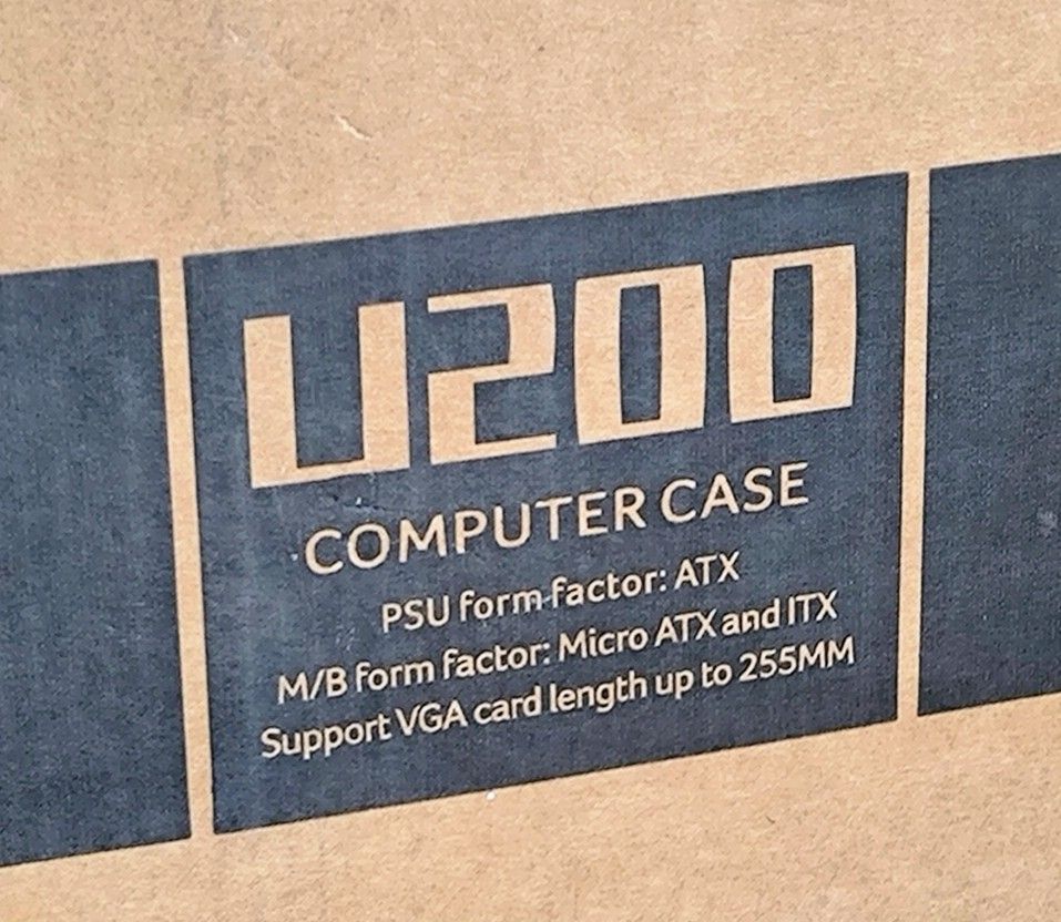 U200 Computer Case - Black447450252648785921