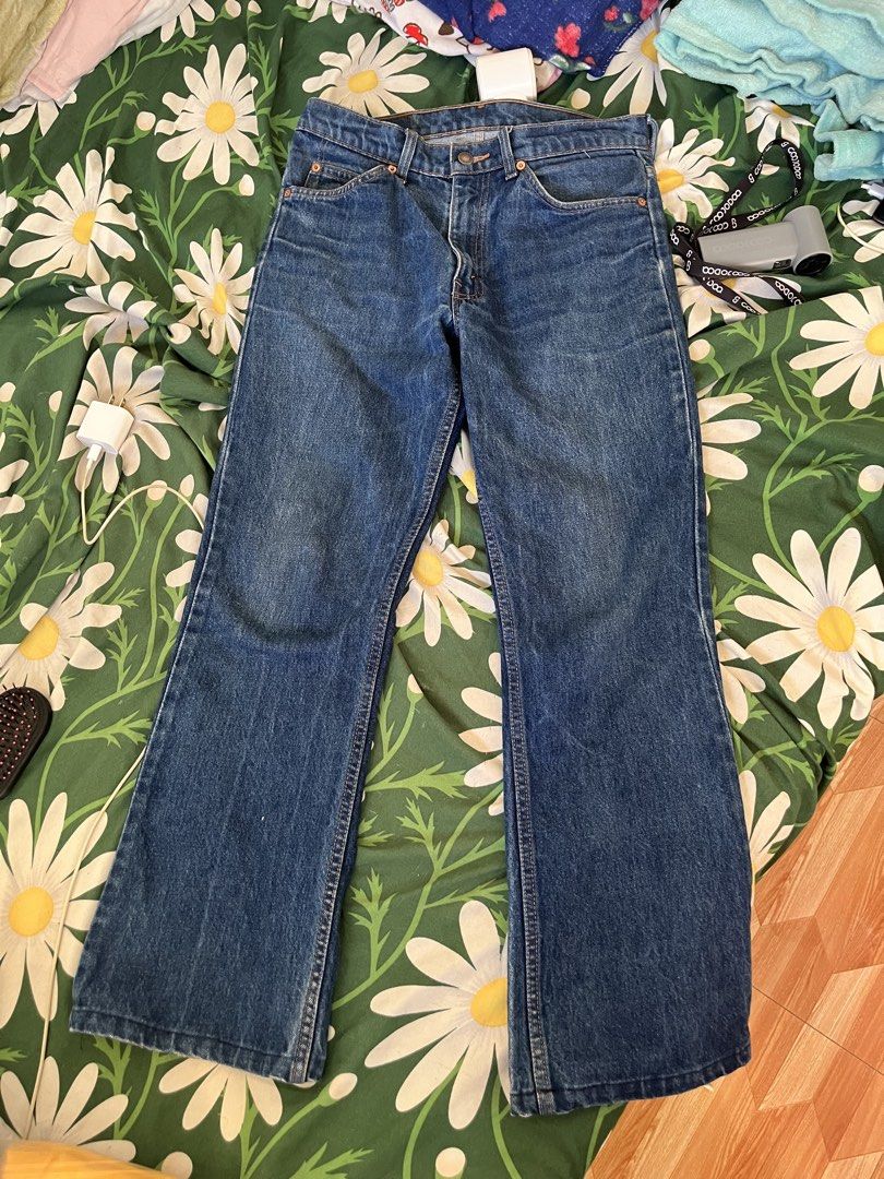 Vintage Levis 602 Orange Tabs Flared/Bootcut Fit (Category: Jeans) located in Manila. Submitted by llllawrence (Listing ID 1435875697, Image 3). Description: Back tab erased to due usage, inside tag is cutoff by previous owners, W32 (fits like 30-31) Length 32.