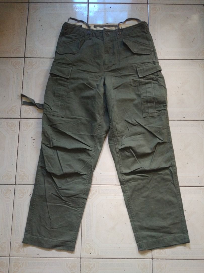 Workware OD Cargo Pant 31 actual (Category: Trousers) located in Pasay City. Submitted by denimdude.ph (Listing ID 1436523602, Image 1). Description: stain, 2nd to last pic replaced button, last pic.
