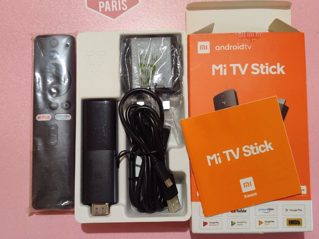 Xiaomi Mi TV Stick FHD (Category: TV Parts & Accessories) located in Calamba. Submitted by mayceefray74436 (Listing ID 1436519010, Image 3). Description: - Xiaomi Mi TV Stick: Upgrade your TV experience! - Stream movies and shows from various streaming services. - Supports Full HD resolution. - Built-in Chromecast for easy casting. - Google Assistant for voice control. - Package includes: Mi TV Stick, Bluetooth voice remote, and power adapter..