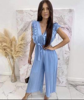 SELF-PORTRAIT | BLUE METALLIC CHIFFON MAXI DRESS, Women's Fashion, Dresses  & Sets, Dresses on Carousell