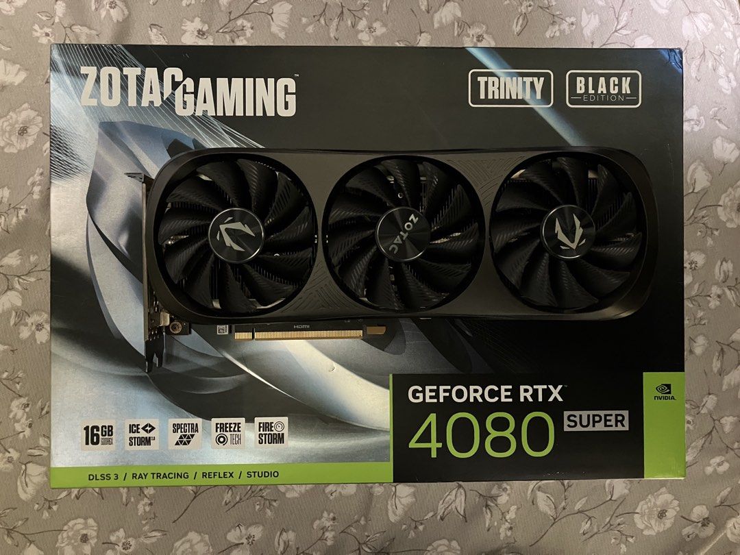 ZOTAC GAMING GeForce RTX 4080 SUPER Trinity Black Edition447451144746455040
