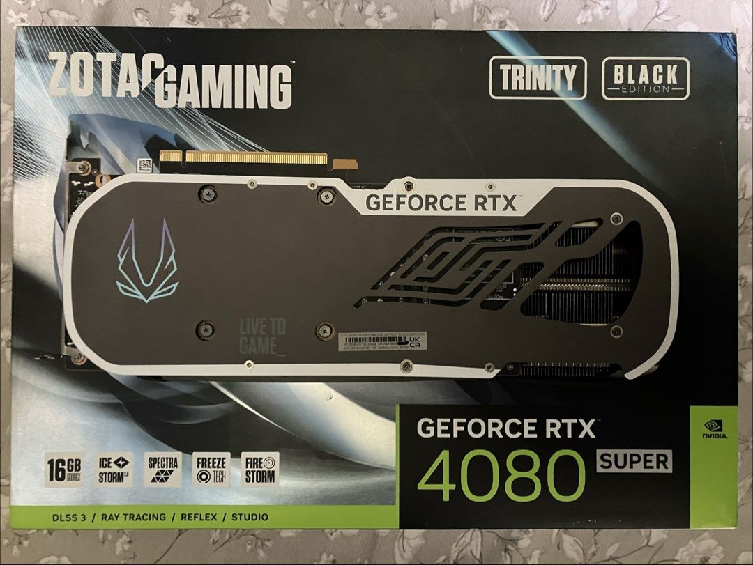 ZOTAC GAMING GeForce RTX 4080 SUPER Trinity Black Edition447451144746455041