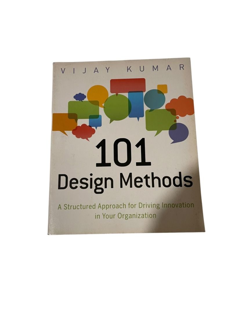 101 Design Methods by Vijay Kumar, Hobbies & Toys, Books & Magazines ...