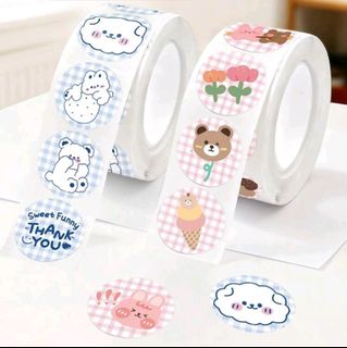 [$2.50 for 50pcs] [$5 for 100pcs] 2.5cm Food & Snacks Children Stickers ...