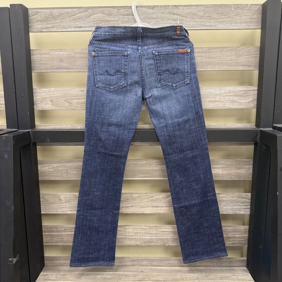 7 for All Mankind Denim Jeans (Category: Jeans) located in Mandaluyong City. Submitted by bestdressedph2025 (Listing ID 1436791190, Image 2). Description: MOP: GCash MOD: Lalamove/J&T LOCATION: Brgy. Addition Hills, Mandaluyong Discount avail for multiple items. Dimensions in Inches: Waist: 30 Length: 38 Size on Tag: 28 PM for inquiries!.