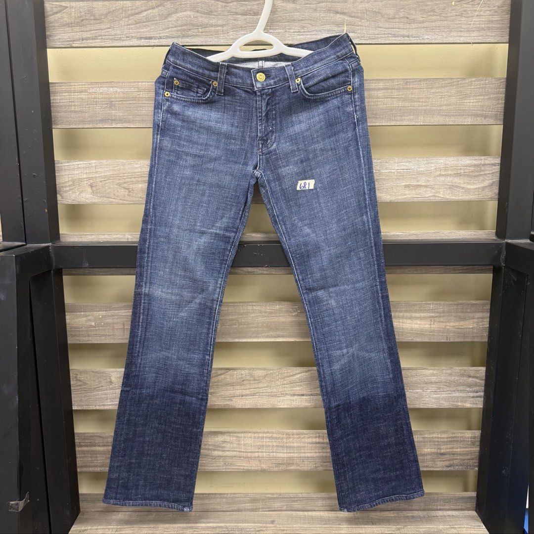 7 for All Mankind Denim Jeans (Category: Jeans) located in Mandaluyong City. Submitted by bestdressedph2025 (Listing ID 1436791190, Image 1). Description: MOP: GCash MOD: Lalamove/J&T LOCATION: Brgy. Addition Hills, Mandaluyong Discount avail for multiple items. Dimensions in Inches: Waist: 30 Length: 38 Size on Tag: 28 PM for inquiries!.