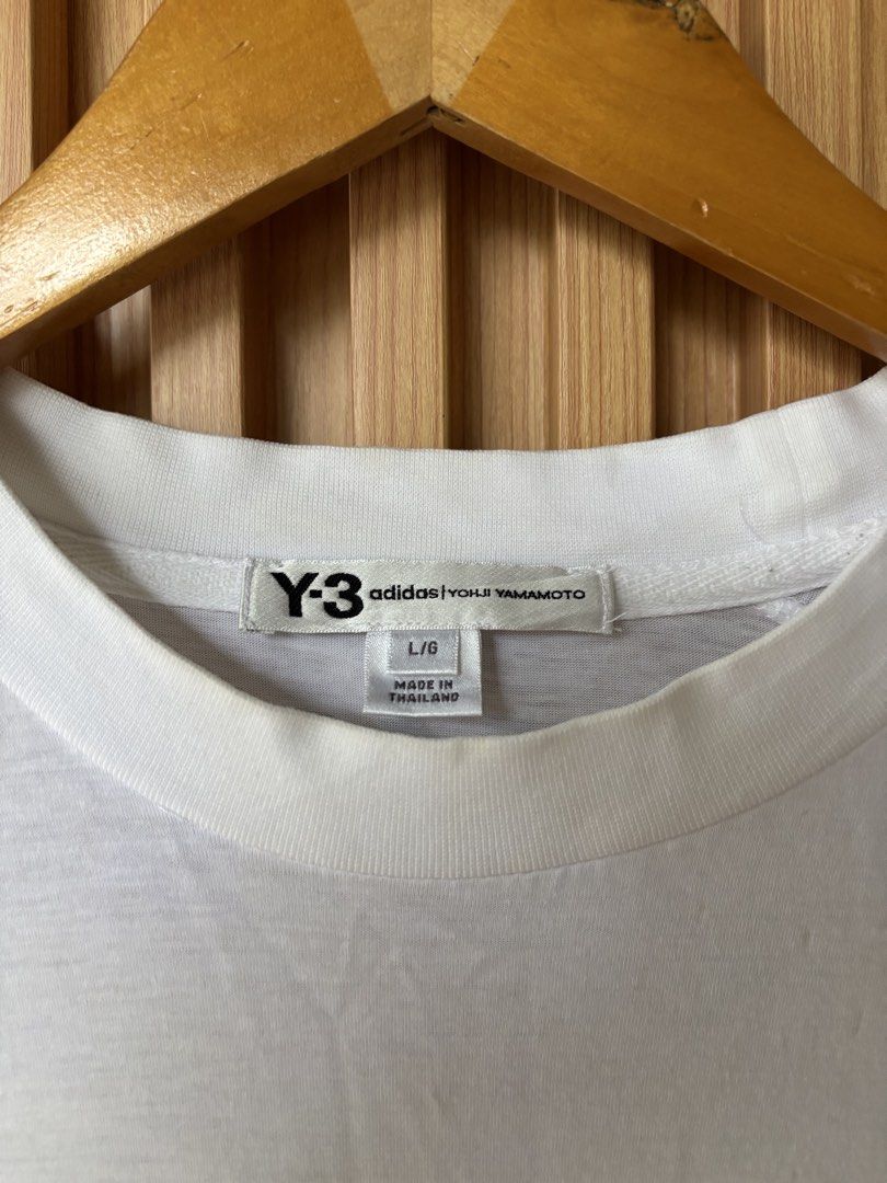 Adidas Y-3 ( YOHJI YAMAMOTO) (Category: Tshirts & Polo Shirts ) located in Kalilangan. Submitted by jeyn_a. (Listing ID 1436788656, Image 2). Description: Adidas Y-3 ( YOHJI YAMAMOTO) Size: Large Dimes: 21W /28L issue: none Condition: Excellent .