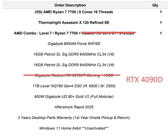 Aftershock RTX 4090 PC448413250325073920