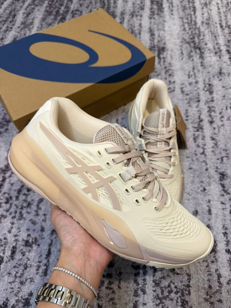Asics Gel-Resolution X (Category: Sneakers) located in Batangas. Submitted by YSABELLE_MARGARETTE (Listing ID 1436801286, Image 1). Description: size 41-45 available j&t courier (nationwide) or lalamove (around manila).