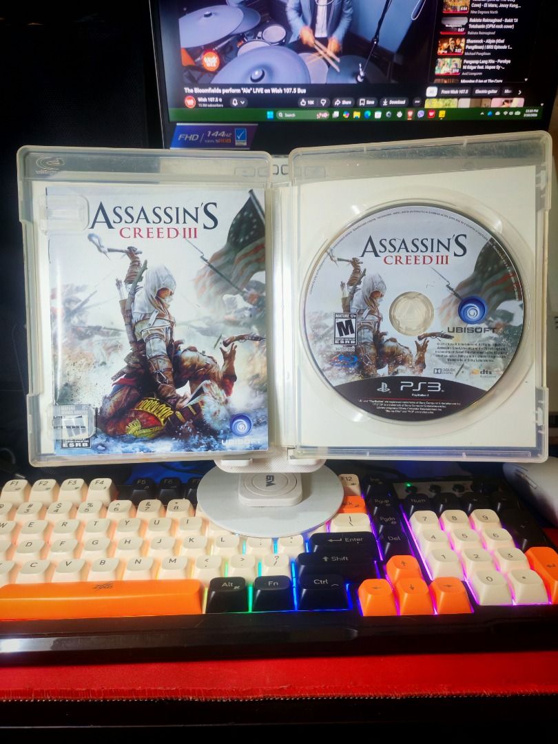 ASSASIN'S CREED III PS3 (Category: PlayStation) located in Santa Rosa. Submitted by tristanmunoz (Listing ID 1436811882, Image 3). Description: FOR SALE!!! Php 550 ASSASIN'S CREED III PS3 UBISOFT R1 CIB 100% Authentic Tested working condition Can do video calls Warranty: 24 hours testing warranty, will do change/return if item are proven damaged (will be void if defect is caused by accident, misuse, negligence, including tampering). Return delive