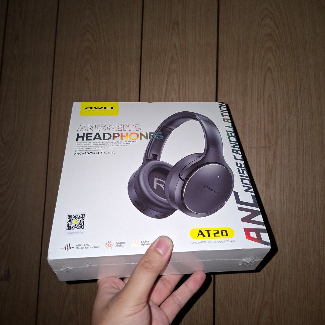 Awei headphone at20 noise canceling anc (Category: Headphones & Headsets) located in Pasig City. Submitted by fasttech01 (Listing ID 1436762586, Image 3). Description: This is available as long as this is posted/visible listing. You may message me with the answer to the following questions once you are fully decided to purchase, should you need further thinking and canvassing you may just save the listing for future reference. 1. Will you be pers