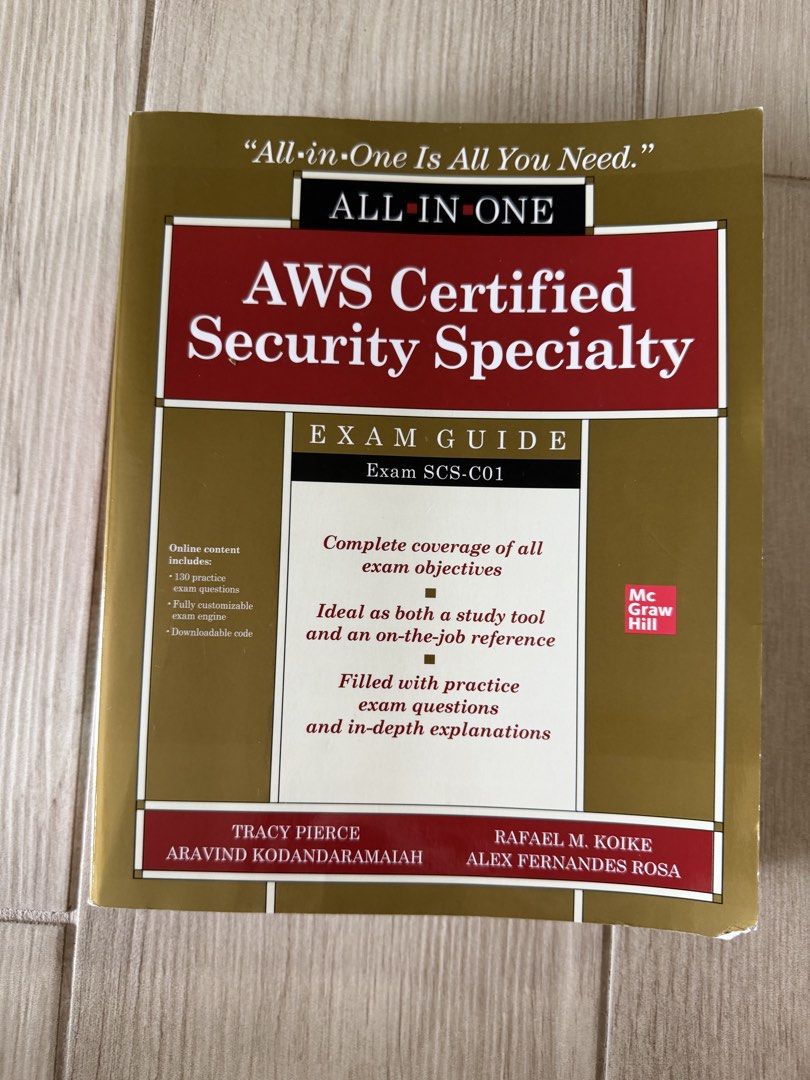 AWS Certified Security Specialty Exam Guide, Hobbies & Toys, Books ...