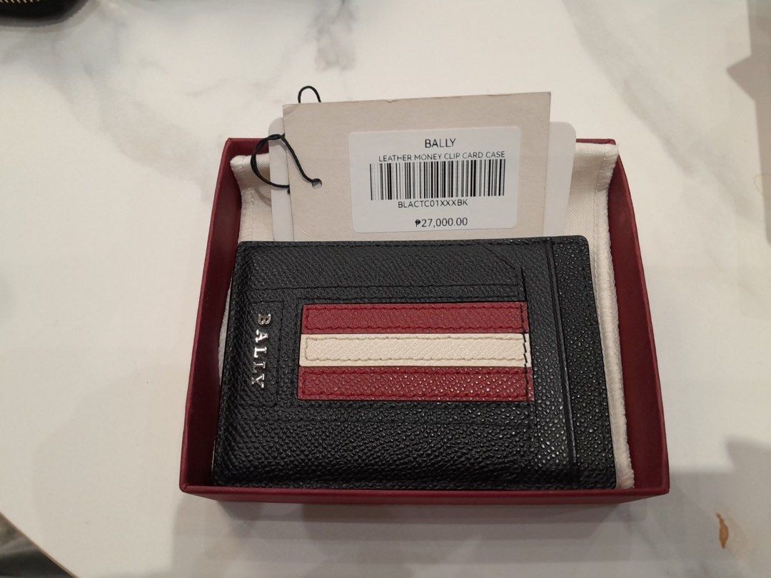 Bally Leather Honey Clip Card Case (Category: Luxury Bags & Wallets) located in Caloocan City. Submitted by imeldas (Listing ID 1436666068, Image 1). Description: Authentic and brand new.