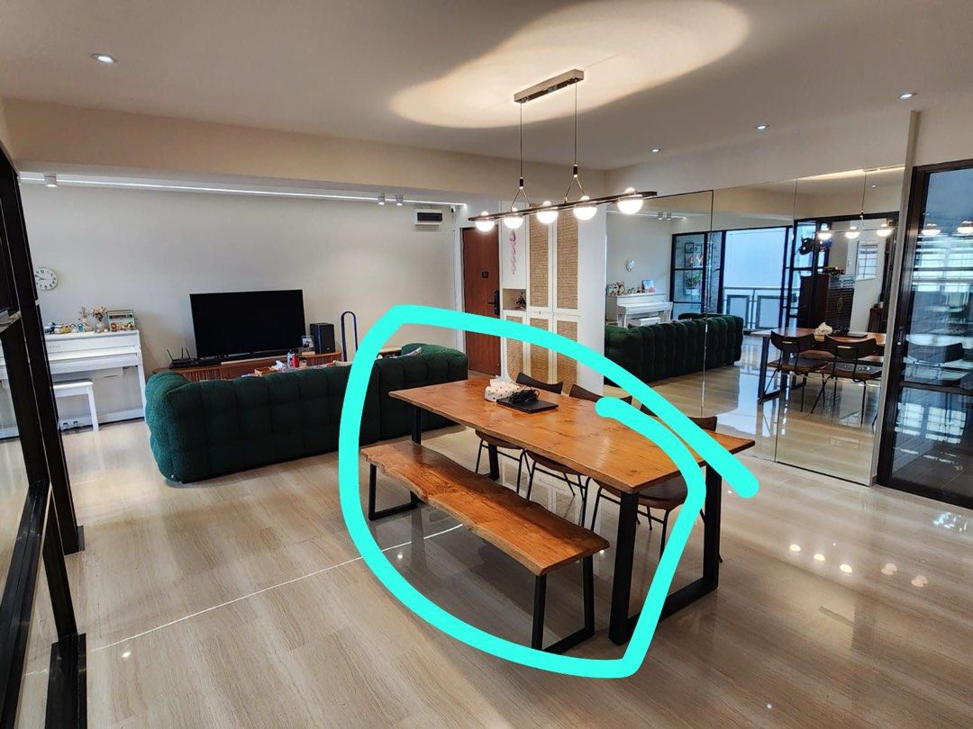Bench and table448237837673441281