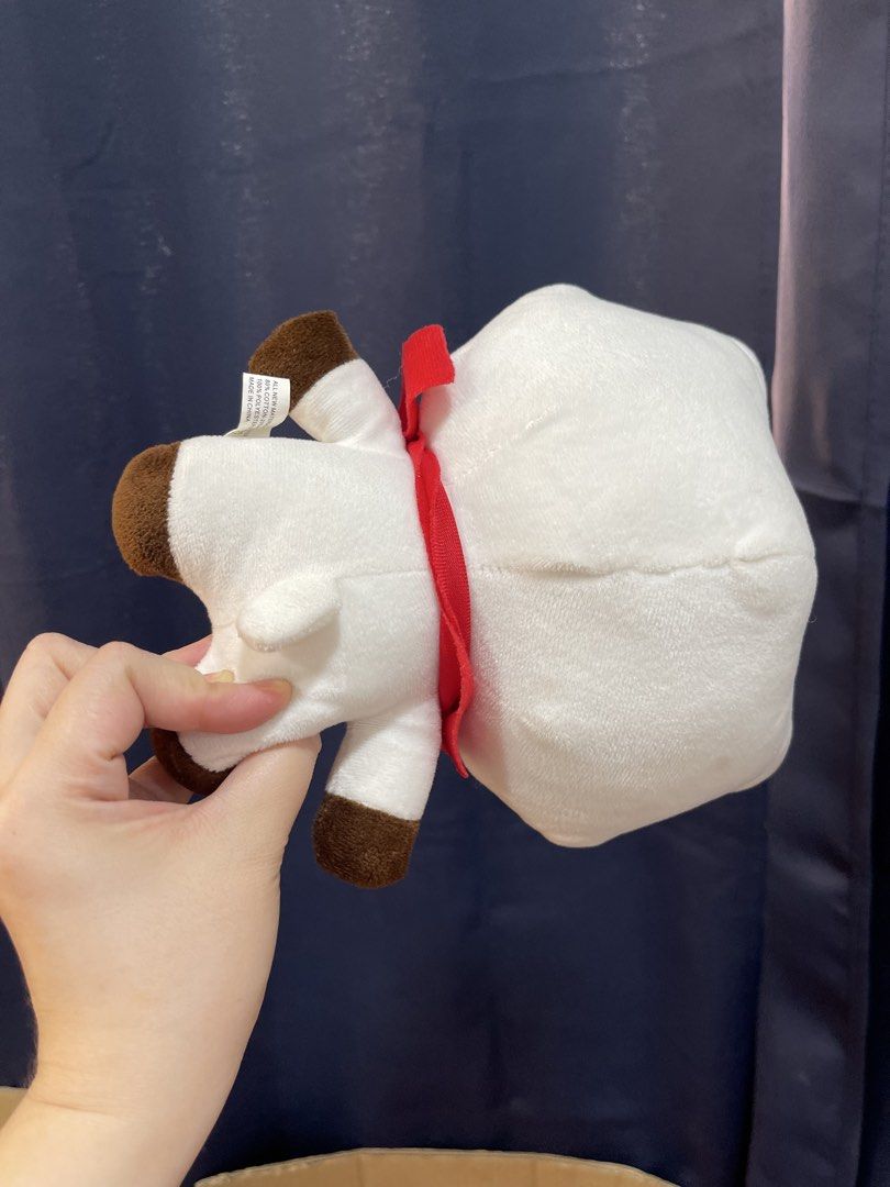 BT21 RJ Plush Toy (Category: Plushies & Soft Toys) located in Taguig. Submitted by supplementary (Listing ID 1436653792, Image 2). Description: - Official RJ BT21 plush toy. - Features RJ's iconic white fur and red scarf. - Includes detailed embroidered features. - Comes with brown paws. - Has a small loop with a suction cup for easy display. - Ideal for BT21 collectors or as a cuddly friend..