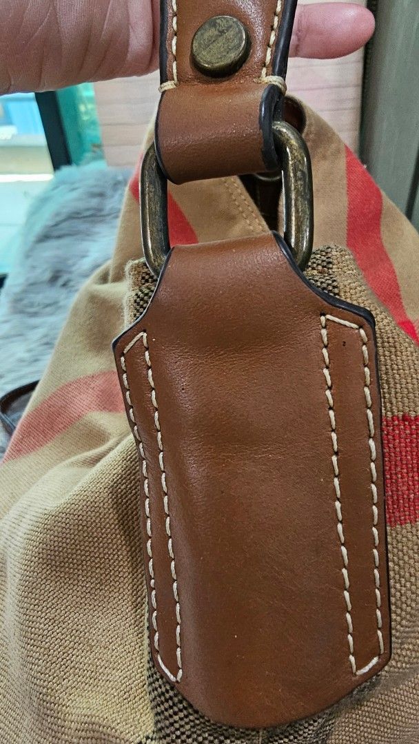 Burberry Hobo Bag with Detachable Strap (Category: Luxury Bags & Wallets) located in Manila. Submitted by everythingnice8888 (Listing ID 1436656577, Image 3). Description: Burberry Ashby Medium Hobo Bag, a signature piece known for its "Mega Check" or "Nova Check" canvas and leather trim. The Ashby is a versatile bucket-style bag that typically features a single leather handle and a detachable crossbody strap, making it practical for daily use. W