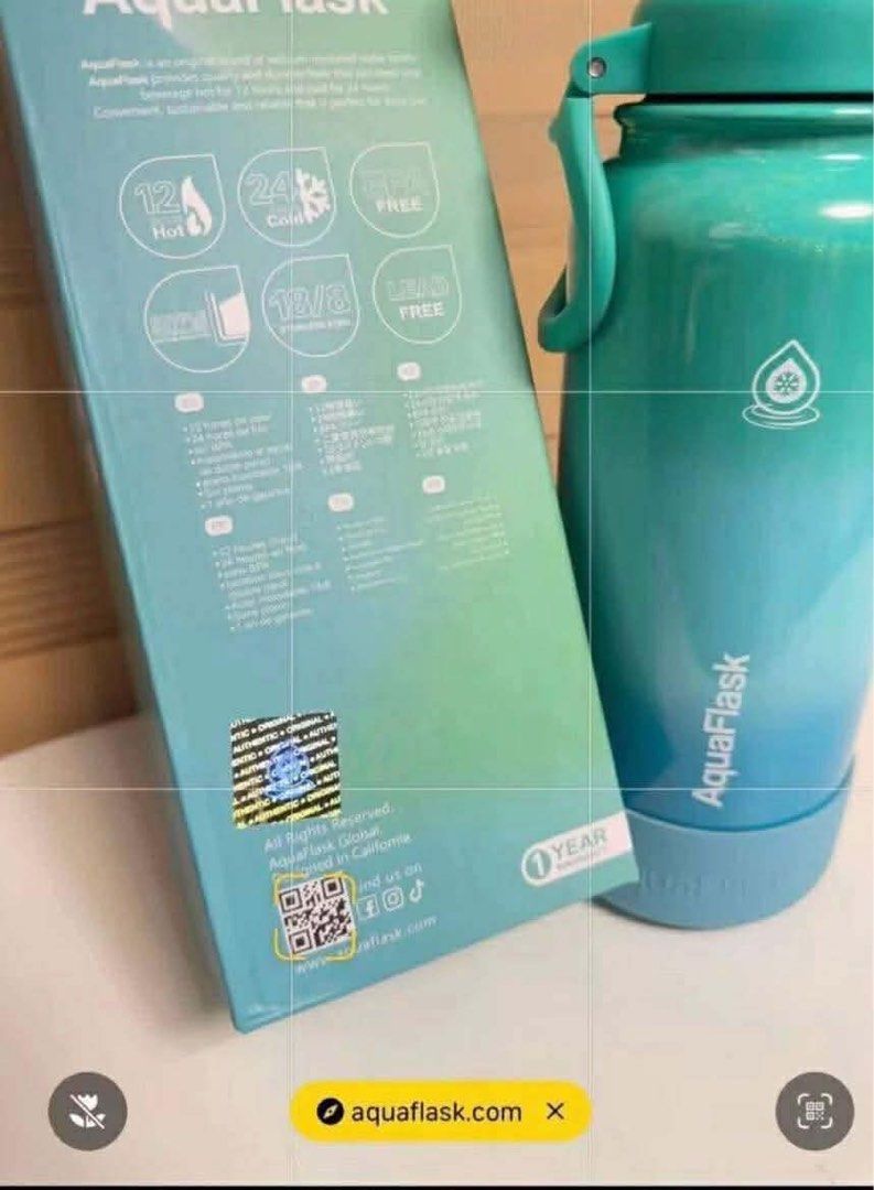 Scannable Candy Floss Aqua flask 32oz (Category: Water Bottles & Tumblers) located in Manila. Submitted by kaidenponce (Listing ID 1436714229, Image 2). Description: .