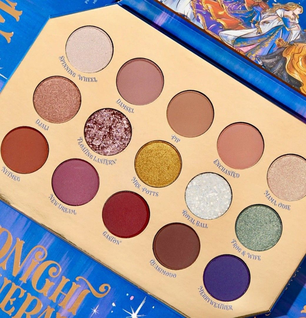 ColourPop Disney Midnight Masquerade Eyeshadow Palette (Category: Makeup) located in San Jose del Monte. Submitted by mimibelsss (Listing ID 1436687230, Image 1). Description: - used once - warped packaging inside, probably due to storage since in front of aircon nakalagay - warped box - but the colors are still in good condition.