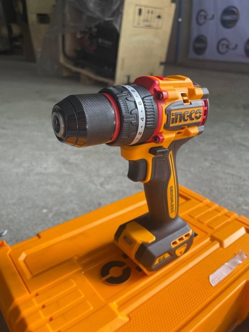 Cordless Brushless Drill Brand: Ingco Model: CIDLI20668 (Category: Everything Else Others) located in Manila. Submitted by joeyroque09 (Listing ID 1436668598, Image 1). Description: Cordless Brushless Drill Brand: Ingco Model: CIDLI20668 Price: 6230.