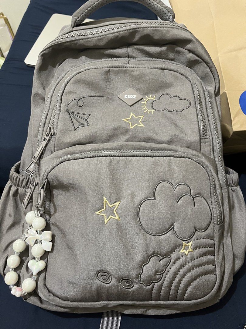 Cosé Backpack - used only twice (Category: Tote Bags) located in Pasig City. Submitted by garlicbreadddd (Listing ID 1436794143, Image 1). Description: Will ignore lowballers. Rfs: need a bigger bag. Via lalamove only..