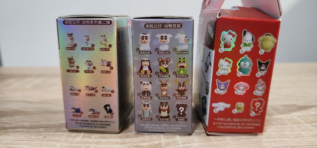 Crayon Shin-chan & Sanrio Blind Box Figures, Hobbies & Toys, Toys ...