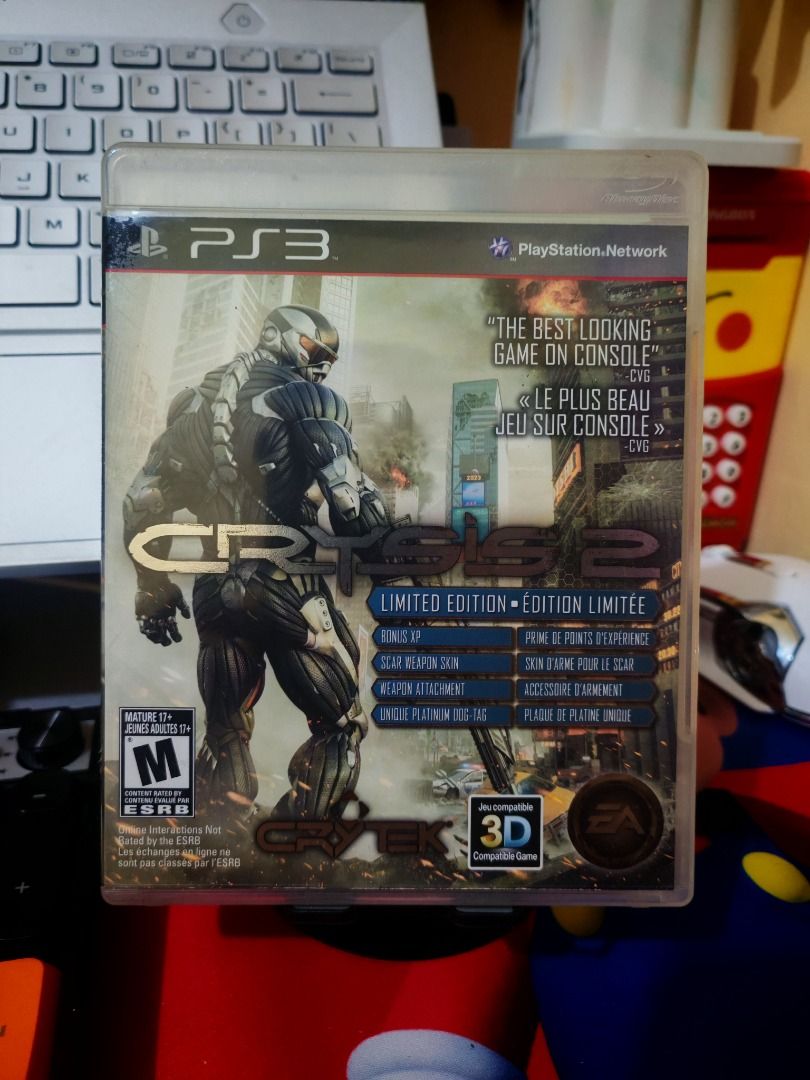 CRYSIS 2 LIMITED EDITION PS3 (Category: PlayStation) located in Santa Rosa. Submitted by tristanmunoz (Listing ID 1436806487, Image 1). Description: FOR SALE!!! Php 500 CRYSIS 2 LIMITED EDITION PS3 EA R1 CIB 100% Authentic Tested working condition Can do video calls Warranty: 24 hours testing warranty, will do change/return if item are proven damaged (will be void if defect is caused by accident, misuse, negligence, including tampering). Return d