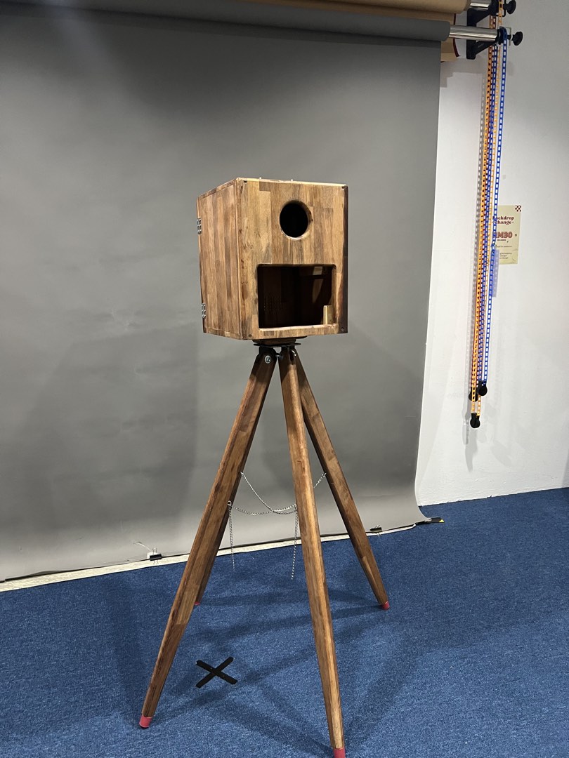 Custom vintage photo booth box/shell. Kotak kayu photobooth ...