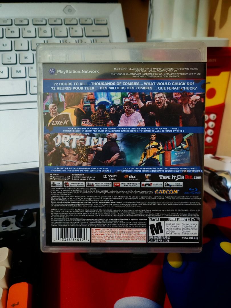 DEADRISING 2 PS3 (Category: PlayStation) located in Santa Rosa. Submitted by tristanmunoz (Listing ID 1436802671, Image 2). Description: FOR SALE!!! Php 500 DEADRISING 2 PS3 CAPCOM R1 CIB 100% Authentic Tested working condition Can do video calls Warranty: 24 hours testing warranty, will do change/return if item are proven damaged (will be void if defect is caused by accident, misuse, negligence, including tampering). Return delivery is shouldere