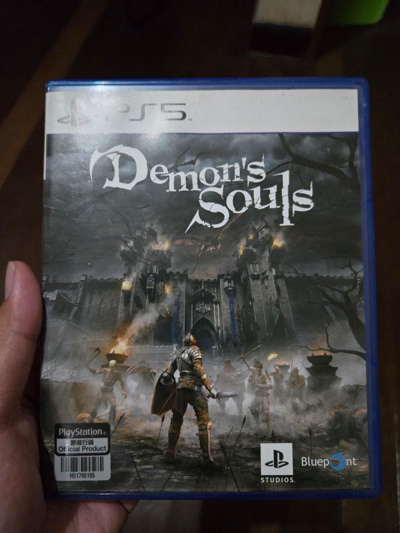 Demon's Souls PS5 Game (Category: PlayStation) located in Marikina City. Submitted by parcelpal.store (Listing ID 1436699276, Image 1). Description: - Demon's Souls for PlayStation 5 - Completely remade from the ground up - Stunning visual quality - Enhanced performance - Experience the original brutal challenge - For home use only.