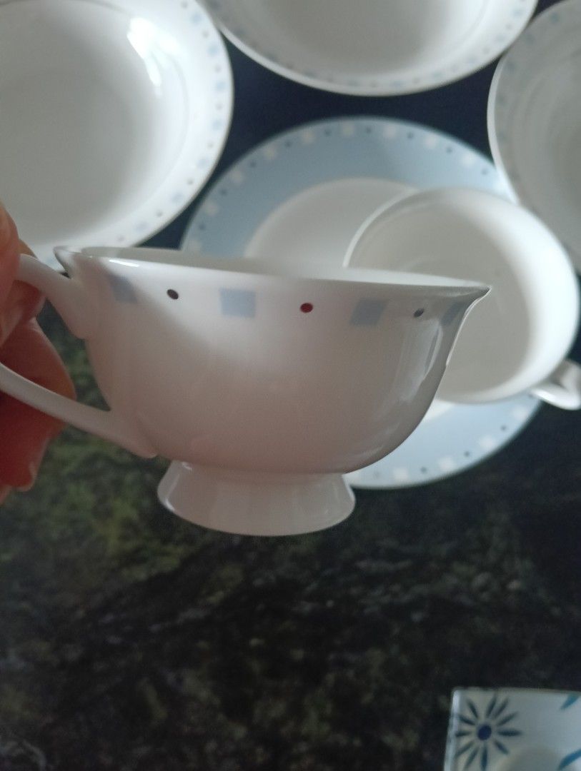 Dinnerware Set - Le Baltique Blue Grey448803731198464001