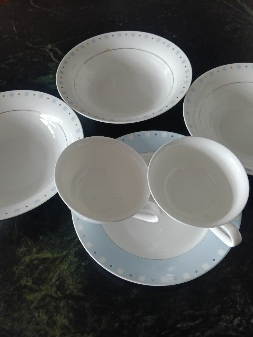 Dinnerware Set - Le Baltique Blue Grey448803731198464000