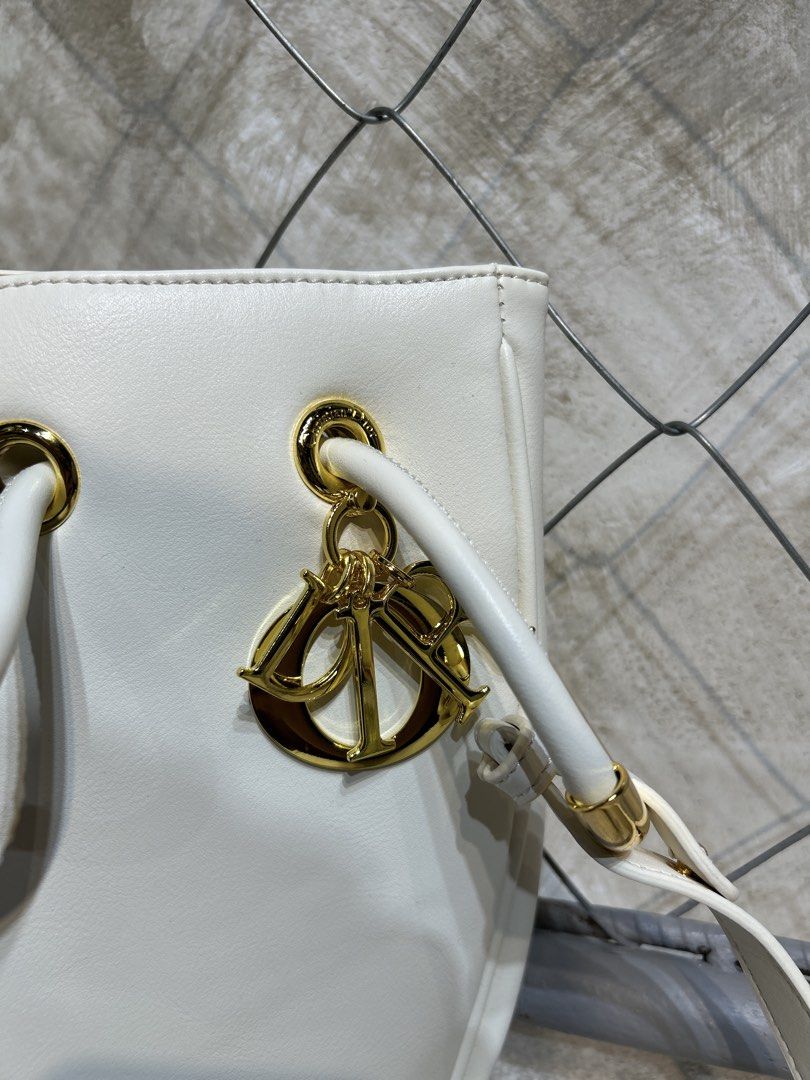 Dior White Shoulder Bag (Category: Luxury Bags & Wallets) located in Manila. Submitted by ardobe.mnl (Listing ID 1436817794, Image 2). Description: Christian Dior Nolita Calfskin Bag. Dm for inquiries! 📥.