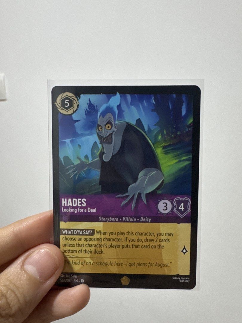 Disney Lorcana Hades - Looking for a Deal, Bulletin Board, Looking For on Carousell Disney Lorcana Hades - Looking for a Deal, Bulletin Board, Looking For on Carousell