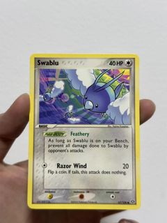 Pokemon Swablu Shiny Ultra Rare card, Hobbies & Toys, Memorabilia &  Collectibles, Vintage Collectibles on Carousell
