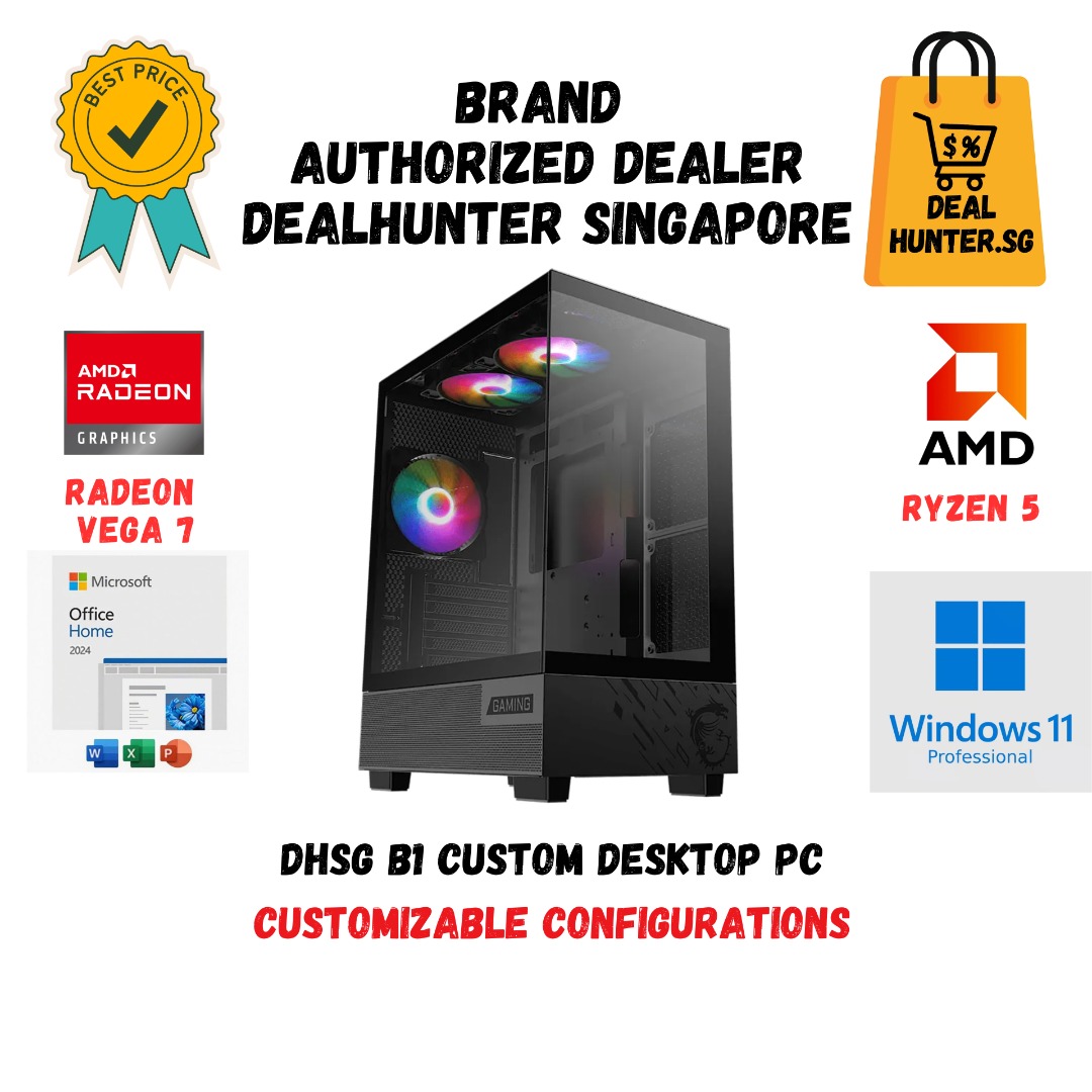 ‼️Entry modular workhorse‼️ DHSG B1 Custom MATX Desktop PC build meant ...