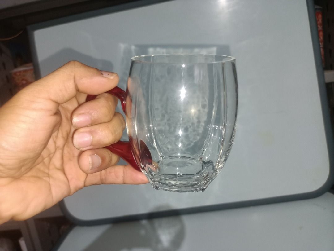 Handmade Glass Art Mug (Category: Coffee & Tea Tableware) located in Munoz. Submitted by larryc1212 (Listing ID 1436785324, Image 2). Description: Handmade Glass Art Mug Item may include some scratches due to age, as is were is basis Item can be pick up in our Japan surplus shop located in Munoz Nueva Ecija Shipping available at buyer expense Bank Transfer payment. Payment first policy..