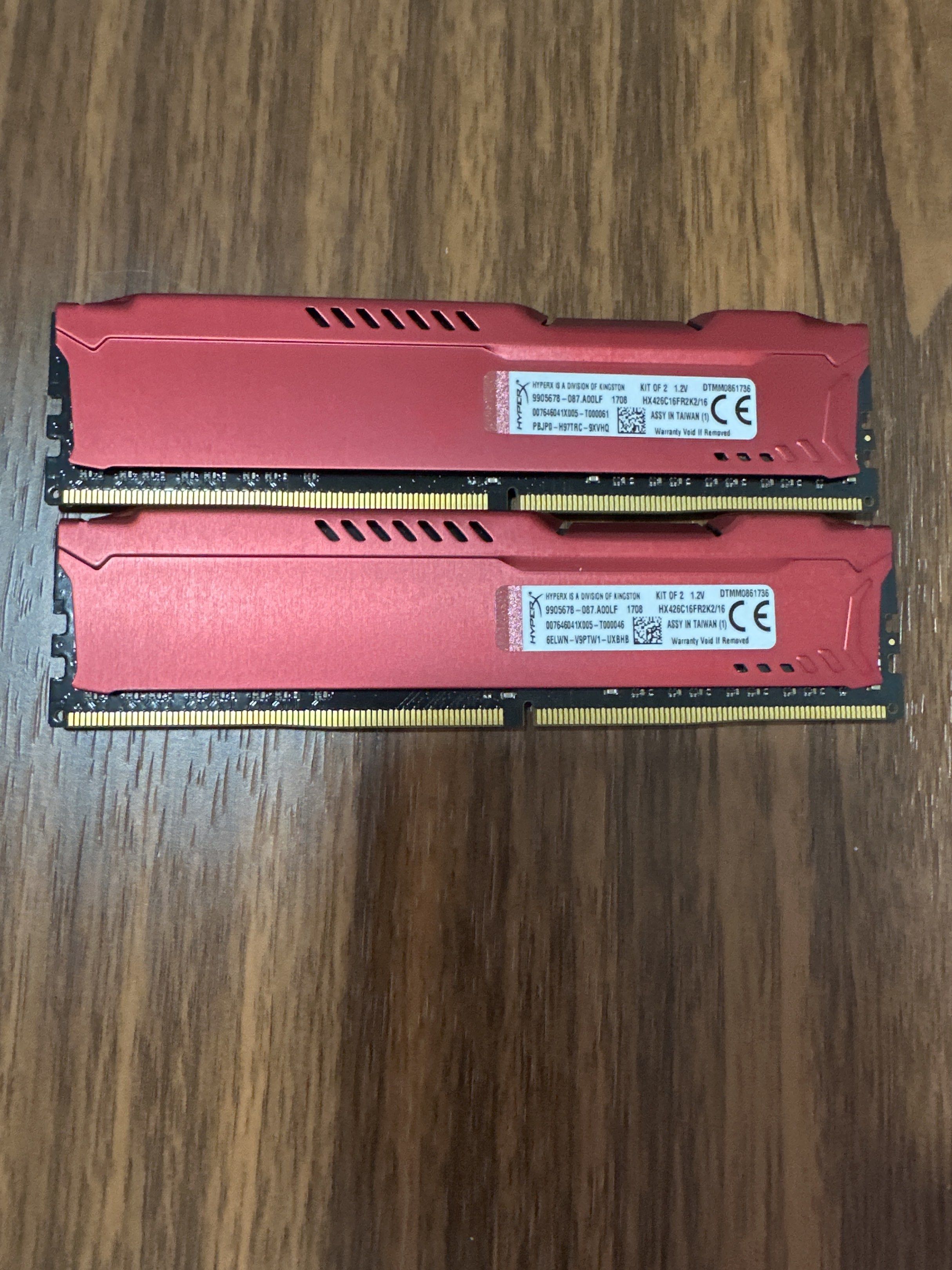HyperX Fury DDR4 RAM - 2x8GB448651974410905600
